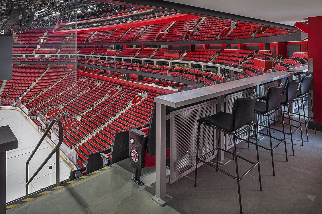 New VIP Drink Rail From Sightline Commercial Solutions Blends Form, Function and Freedom for an Elevated Viewing Experience