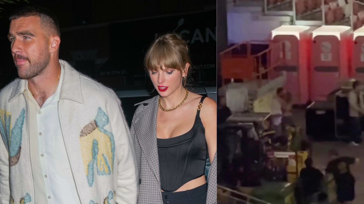 Taylor Swift runs into Travis Kelce’s arms for post-Eras Tour kiss in Singapore; Watch