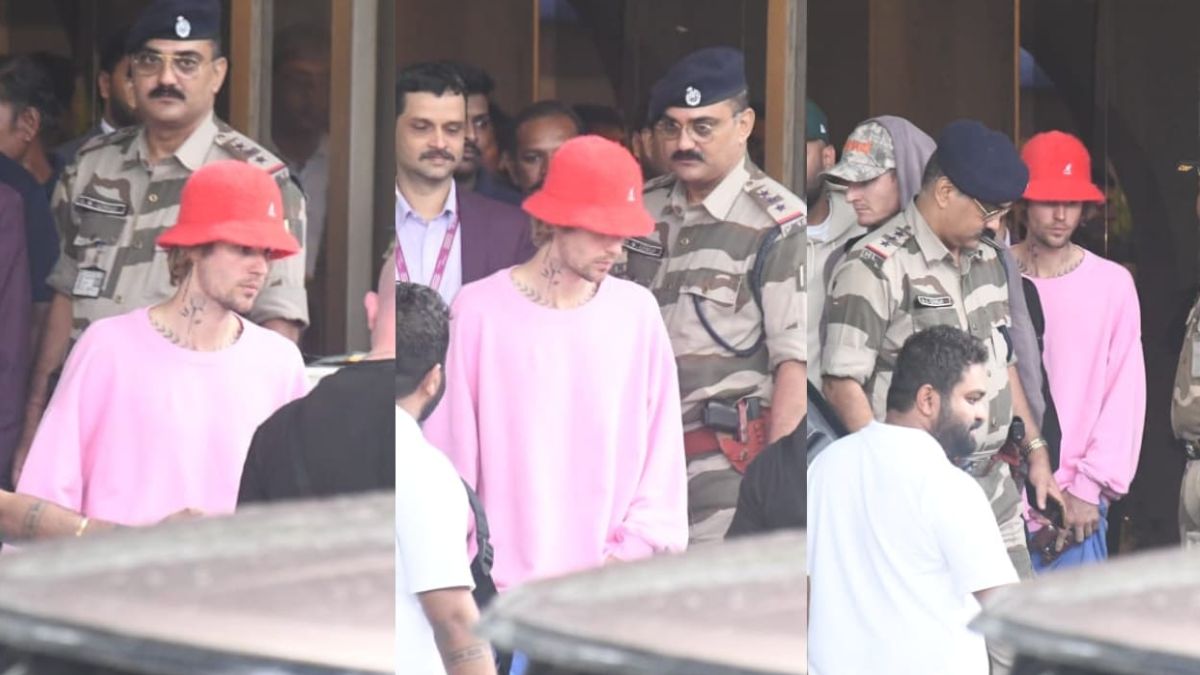 Anant Ambani-Radhika Merchant wedding: Justin Bieber gets clicked at Mumbai airport