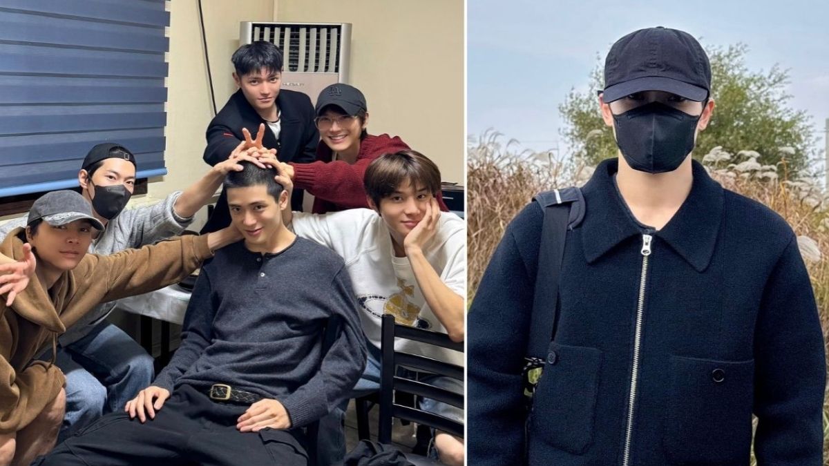 NCT’s Jaehyun leaves for his military service; leader Taeyong arrives to bid farewell amidst service