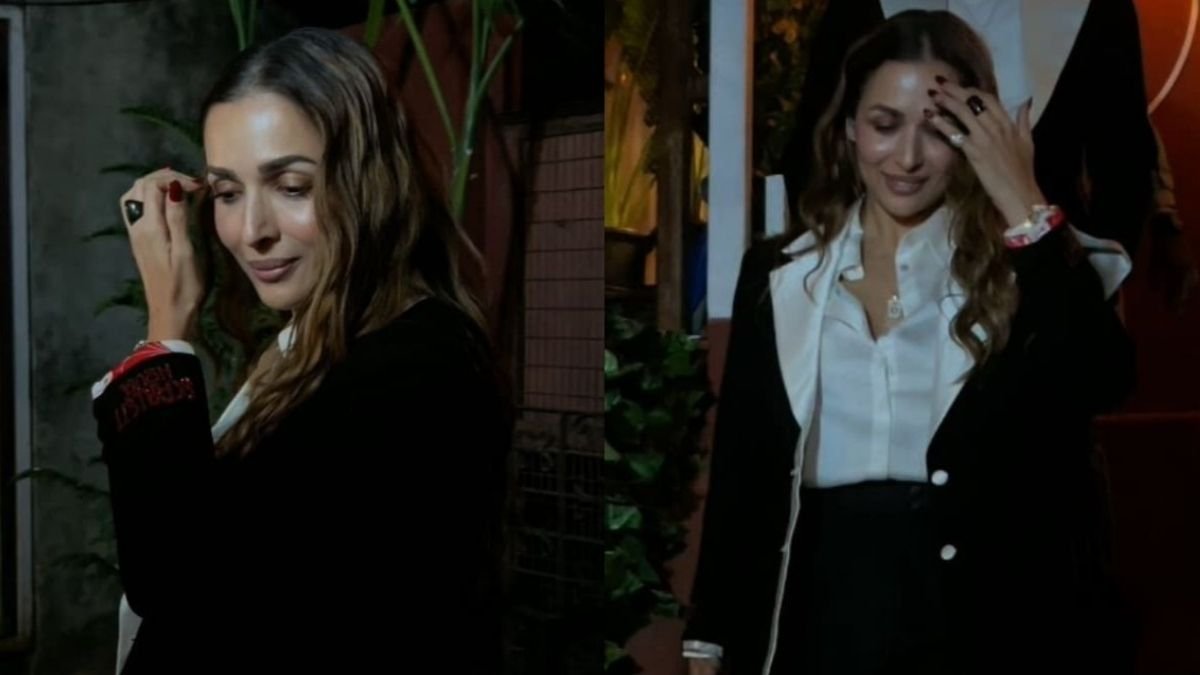 Lady in black: Malaika Arora’s black blazer look is a beautiful blend of work and fashion