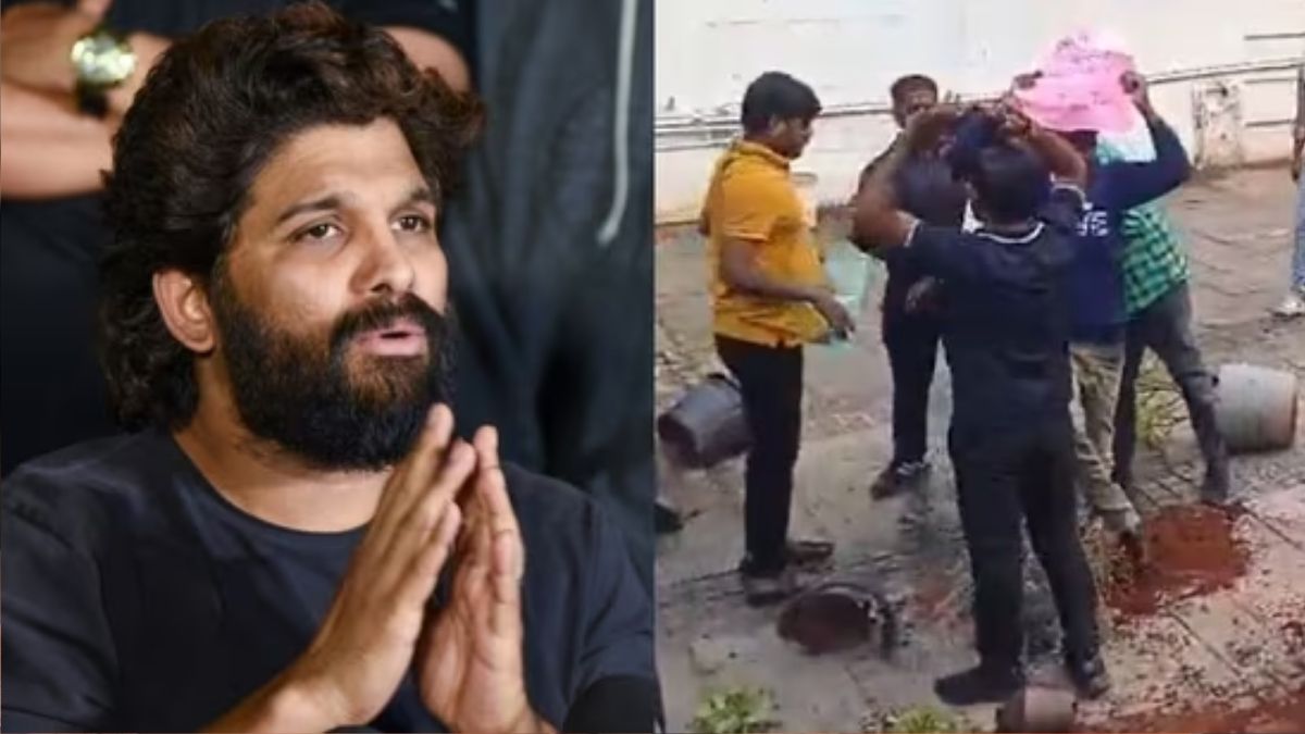 Allu Arjun’s Hyderabad residence vandalized by protestors; deets here
