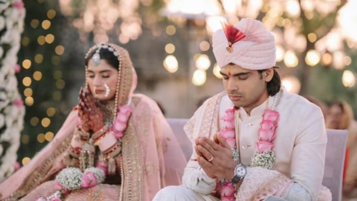 Olympic star Neeraj Chopra gets hitched with Himani Mor in an intimate ceremony