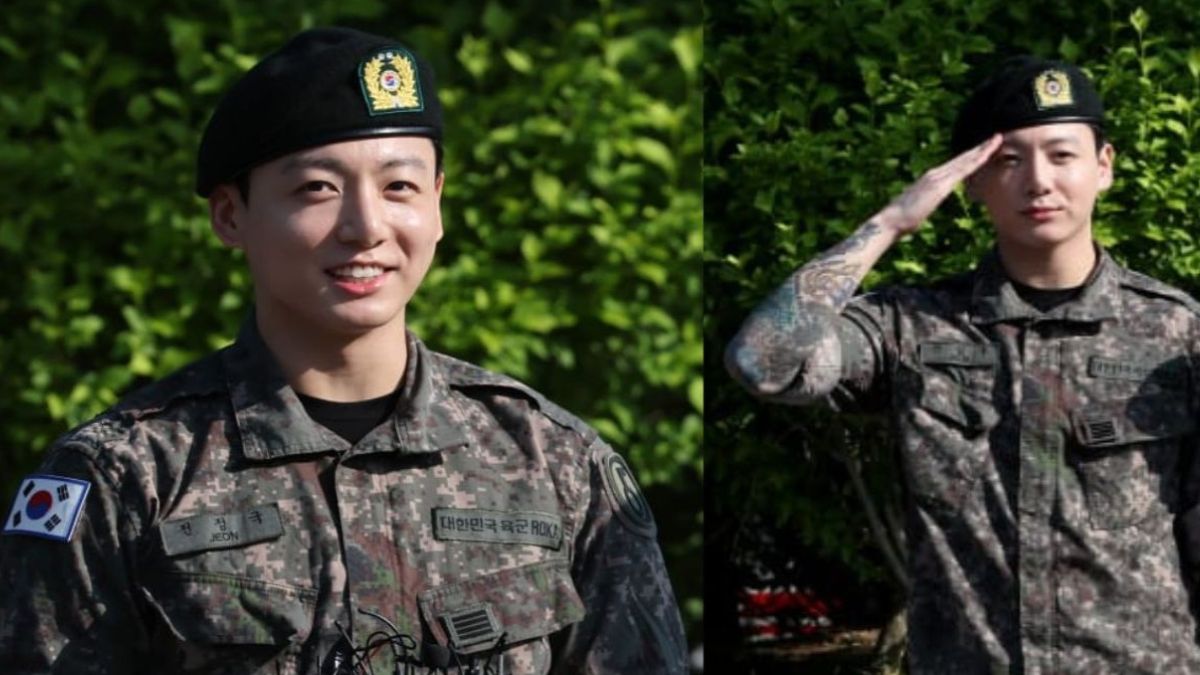 Jungkook’s unseen pictures during the military service breaks the internet