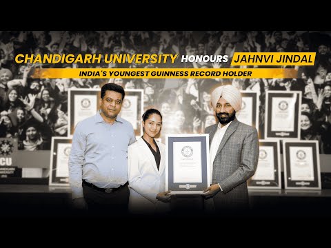 Chandigarh University Honours Janvi Jindal, India's Youngest Female Sportsperson with 11 Guinness World Records
