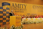 AVIATION PIONEER ADITYA GHOSH, LIVER TRANSPLANT SPECIALIST DR. SUBHASH GUPTA RECEIVE HONORARY DOCTORATES AT AMITY UNIVERSITY HARYANA'S 12TH CONVOCATION