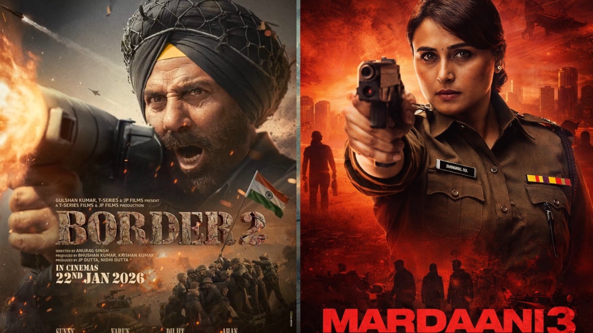 Border 2 VS Mardaani 3 Box Office Collections: Rani Mukherjee’s Film Is Struggling Hard To Survive Infront Of Sunny Deol-Diljit Dosanjh Starre
