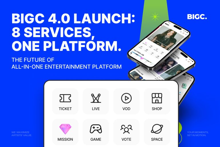 BIGC Unveils BIGC 4.0: The Ultimate All-in-One Enter-Tech Platform for Global K-Pop and K-Culture Fans