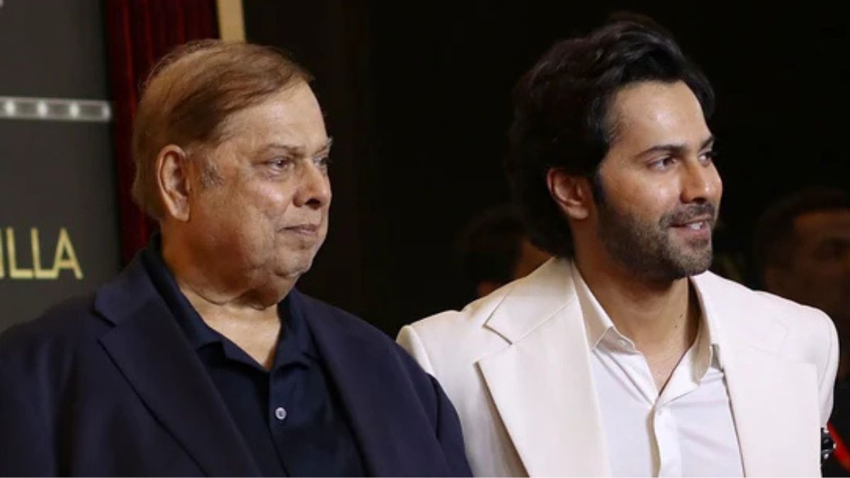 David Dhawan Applauds Son Varun’s Growth, Celebrates Father-Son Bond at Film Event
